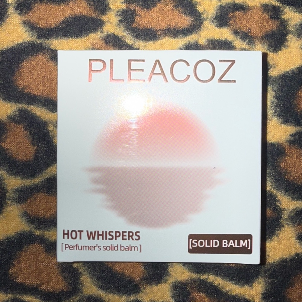Pleacoz Solid Perfume Balm Hot Whispers Portable Women's Perfume